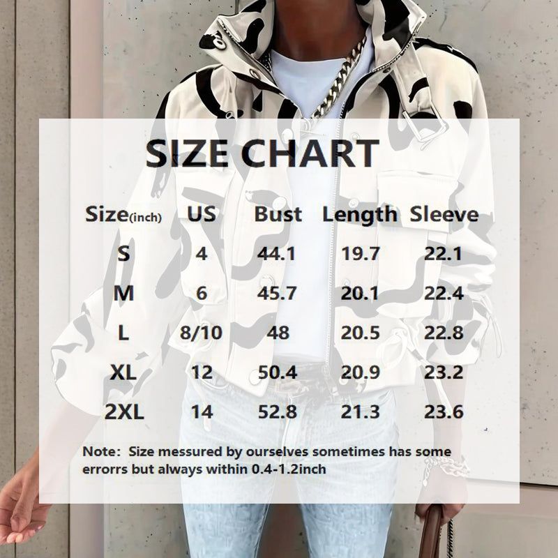 Womens Stand Collar Jacket With Dual Closure And Pockets