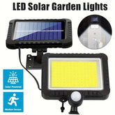 Solar Lights Outdoor 117 COB LED With Motion Sensor