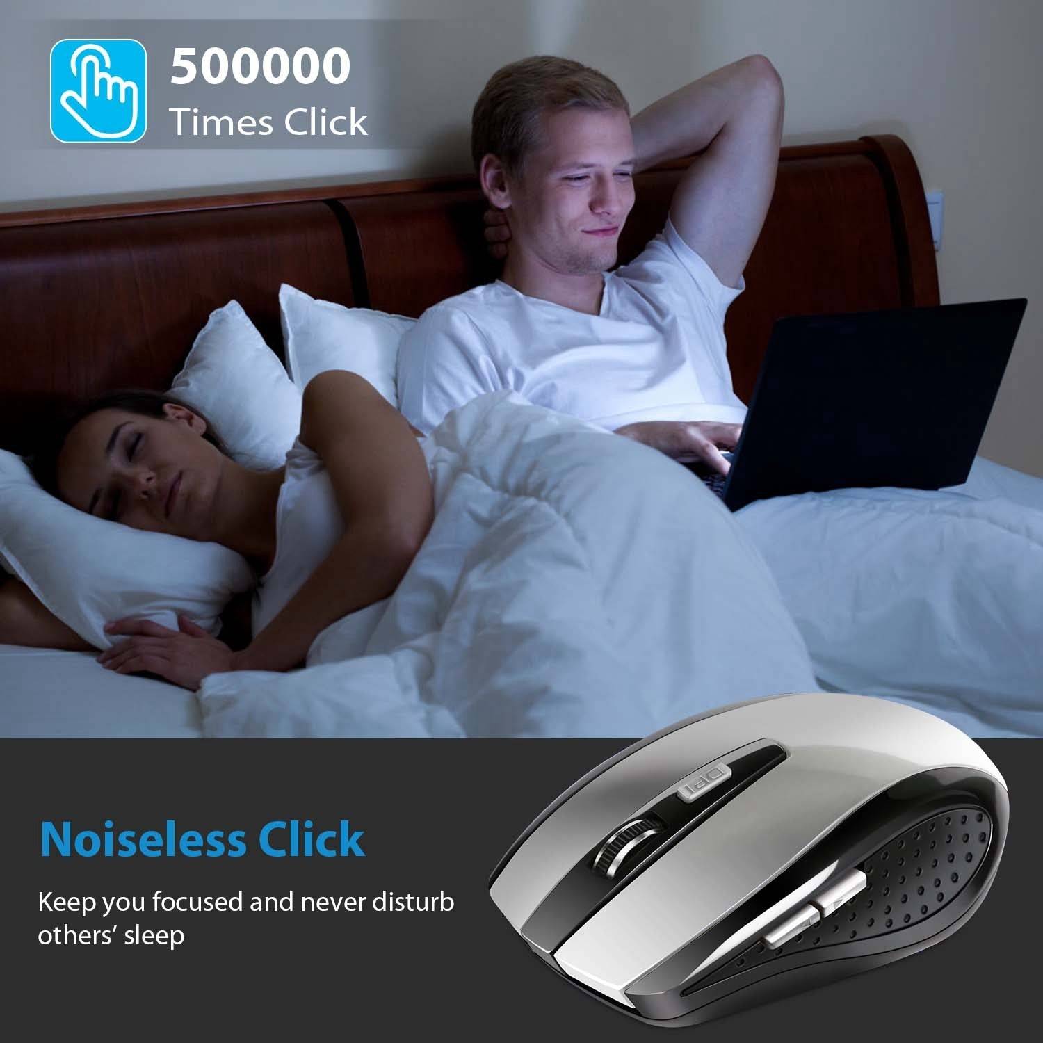 Wireless Gaming Mouse with Ergonomic DPI Control