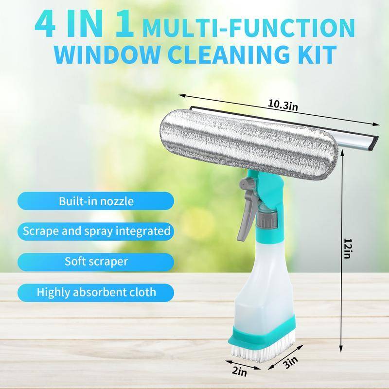 4 In 1 Cleaning Brush Multi Surface Scrubber Tool
