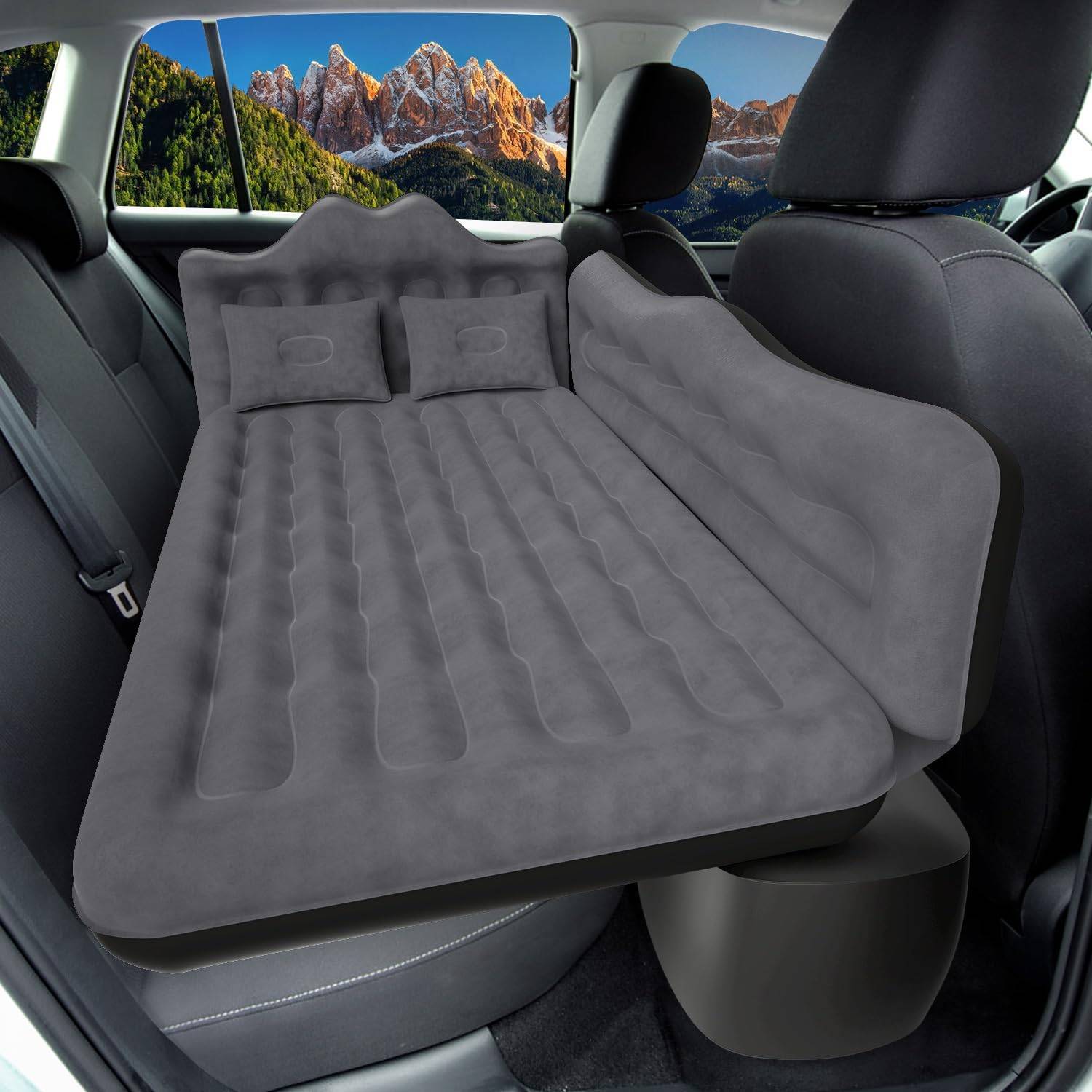 Inflatable Car Mattress For SUV And Truck With Pump
