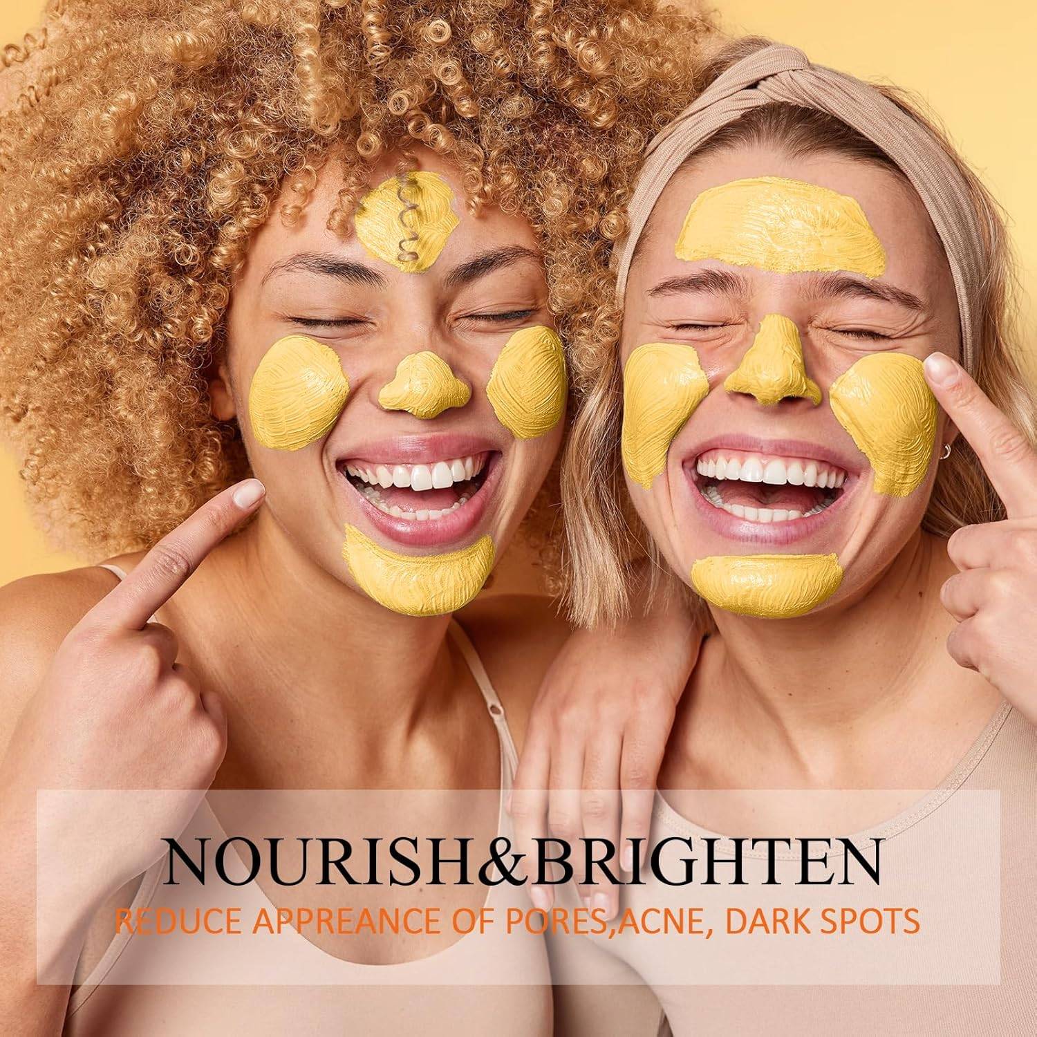 Turmeric Vitamin C Clay Facial Mask for Oil Control