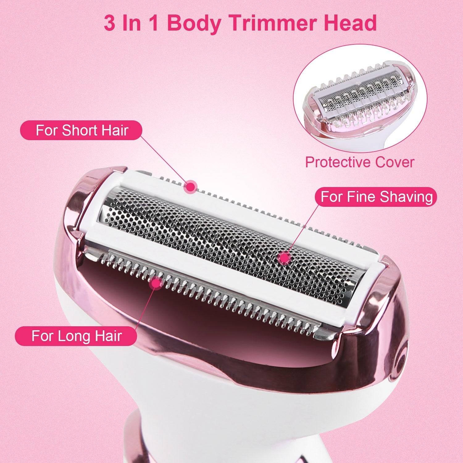 Womens Electric Razor 4 in 1 Rechargeable Shaver