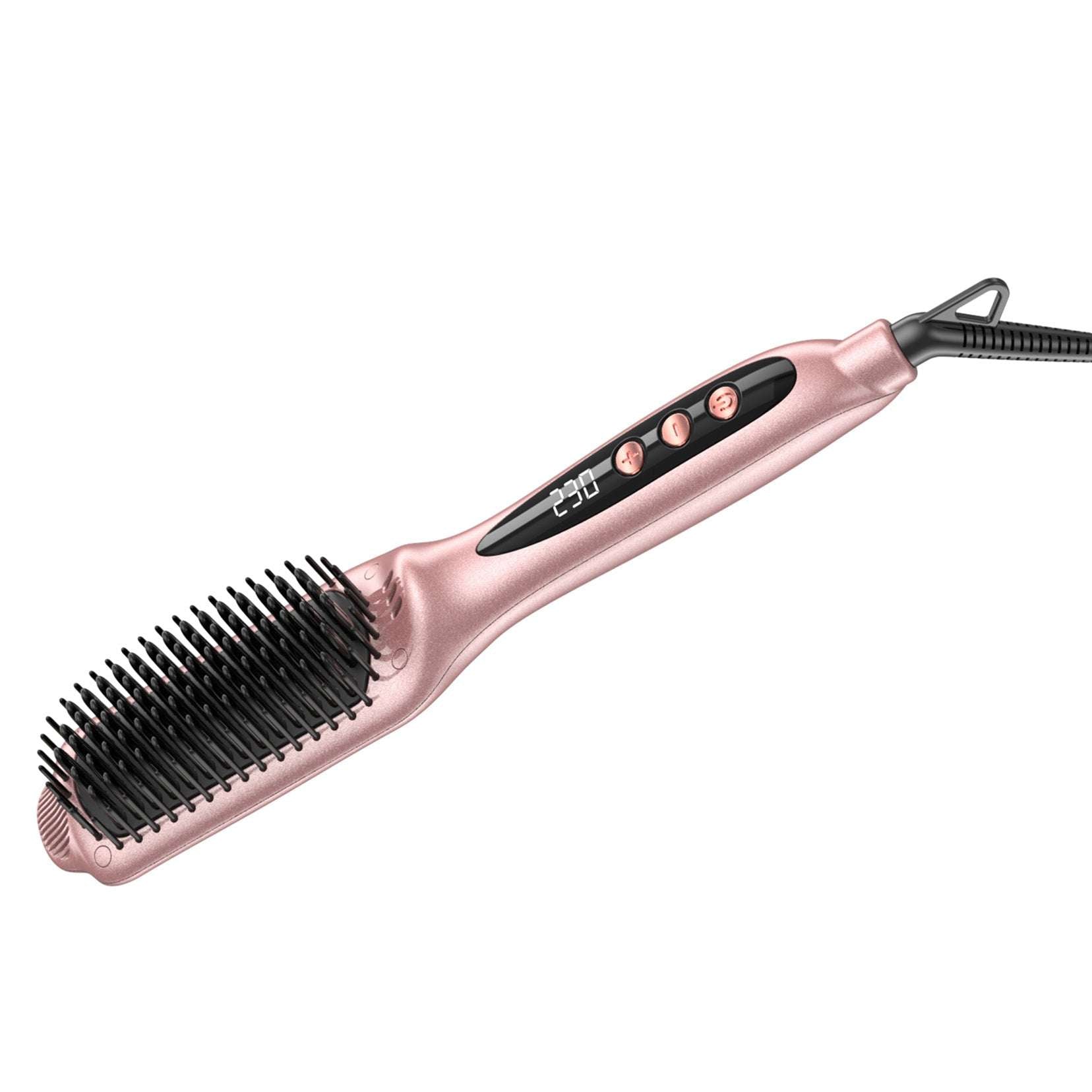 Electric Hair Brush with Ceramic Heating and Adjustable Heat