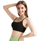 Open Back Sports Bra for Women with Strappy Design