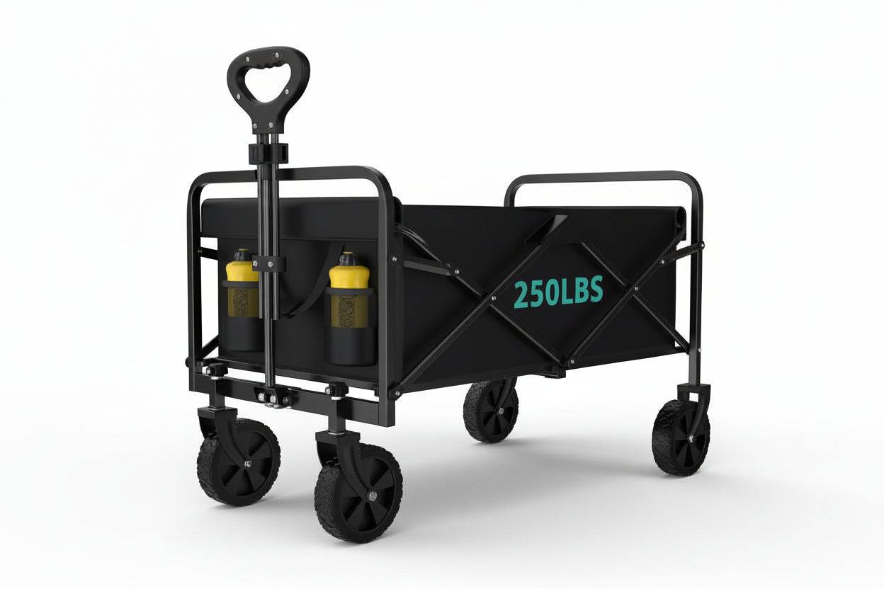 Heavy Duty Folding Utility Cart Wagon for All Terrain Use