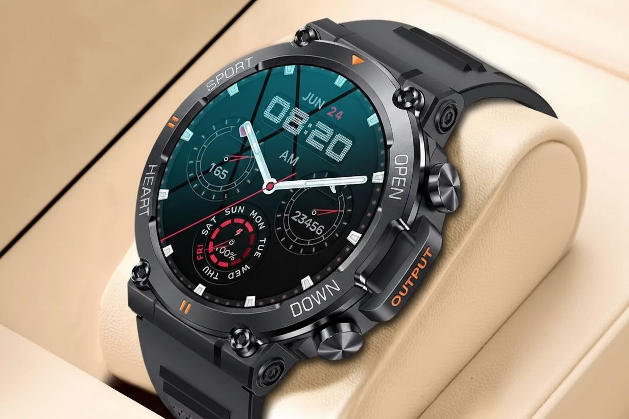 Mens Smart Watch Bluetooth Call Fitness