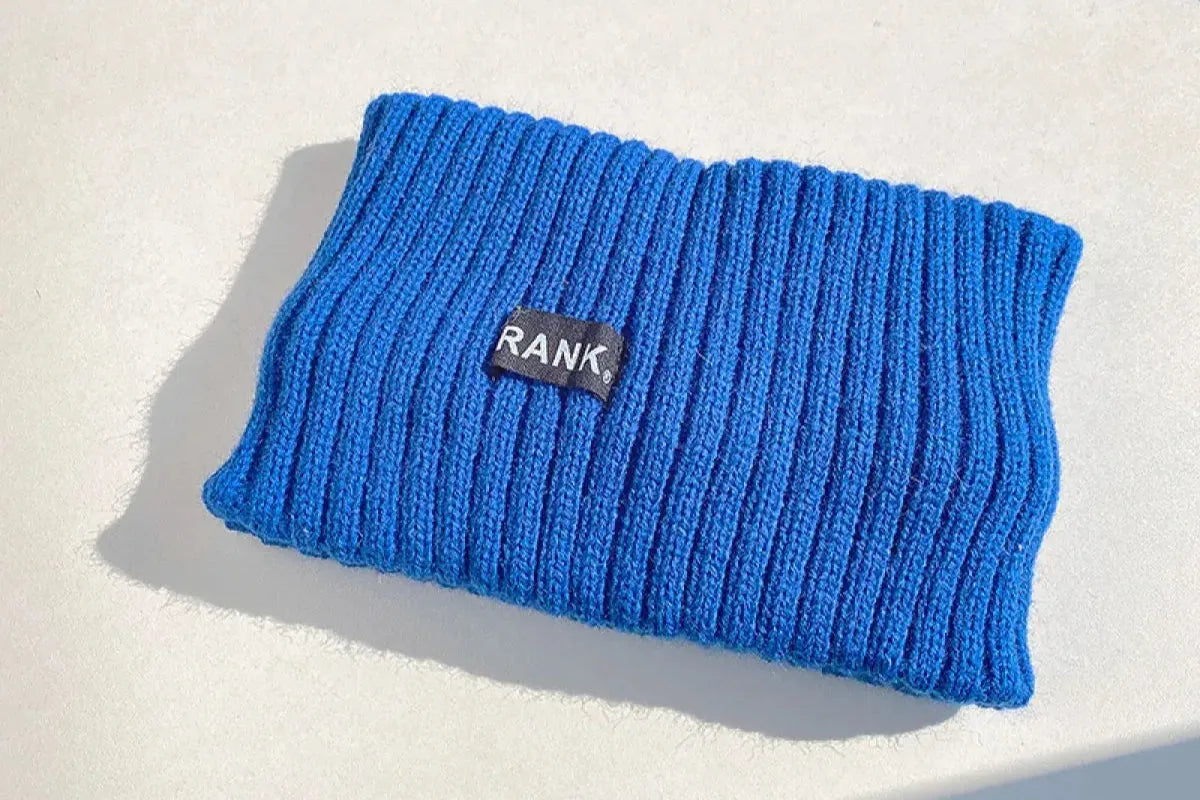 Warm Plaid Sports Knit Headbands 4 Pack Unisex Ear Warmer