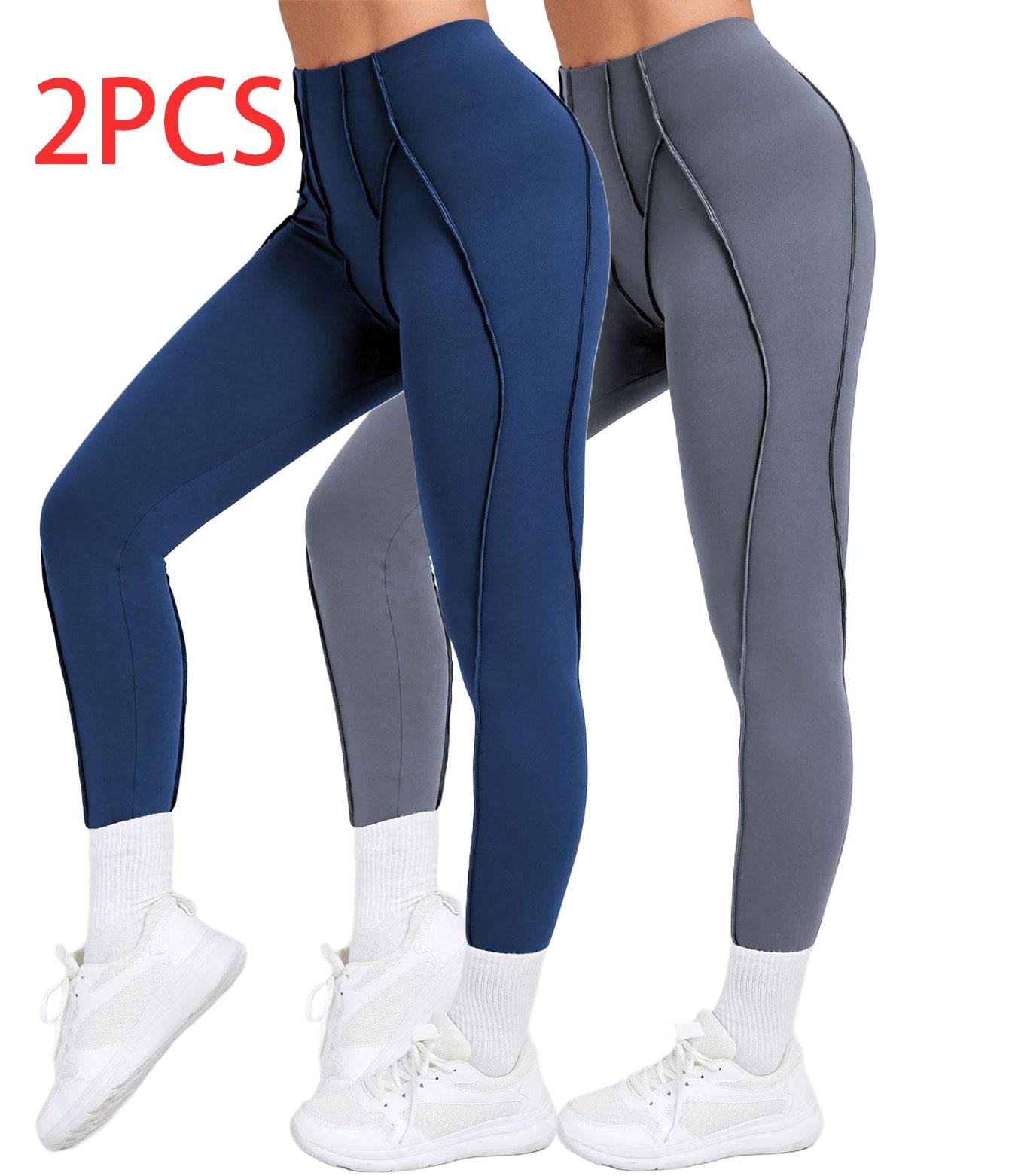 Womens Leggings 2 Pack Quick Dry Tummy Control