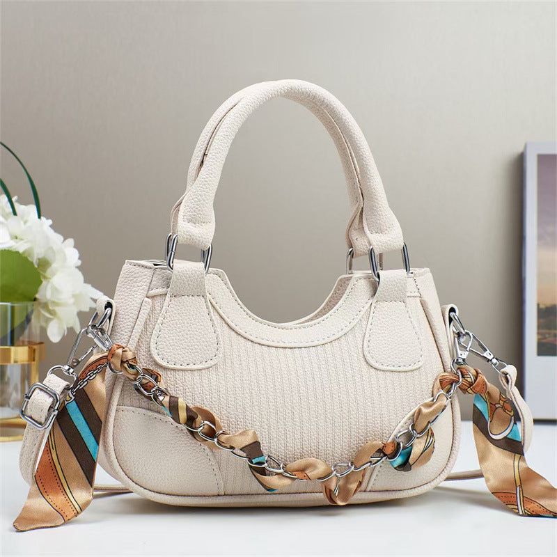 Braided Chain Handbag Fashion Crossbody Style