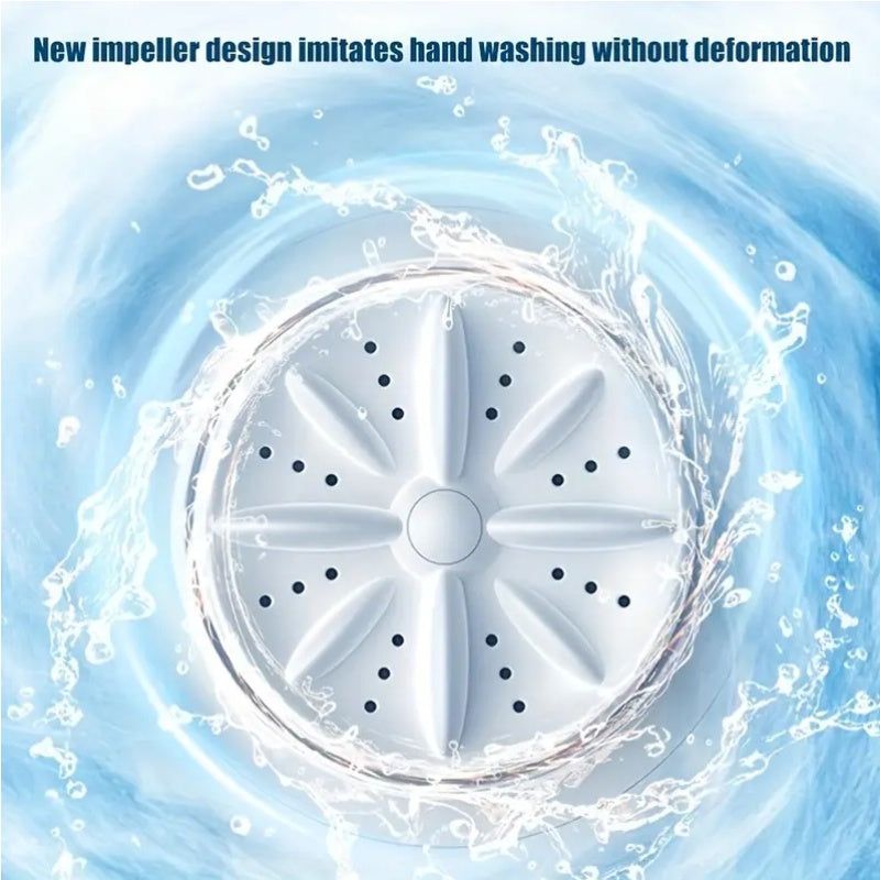 Portable Washing Machine Mini USB Rechargeable 1.2L