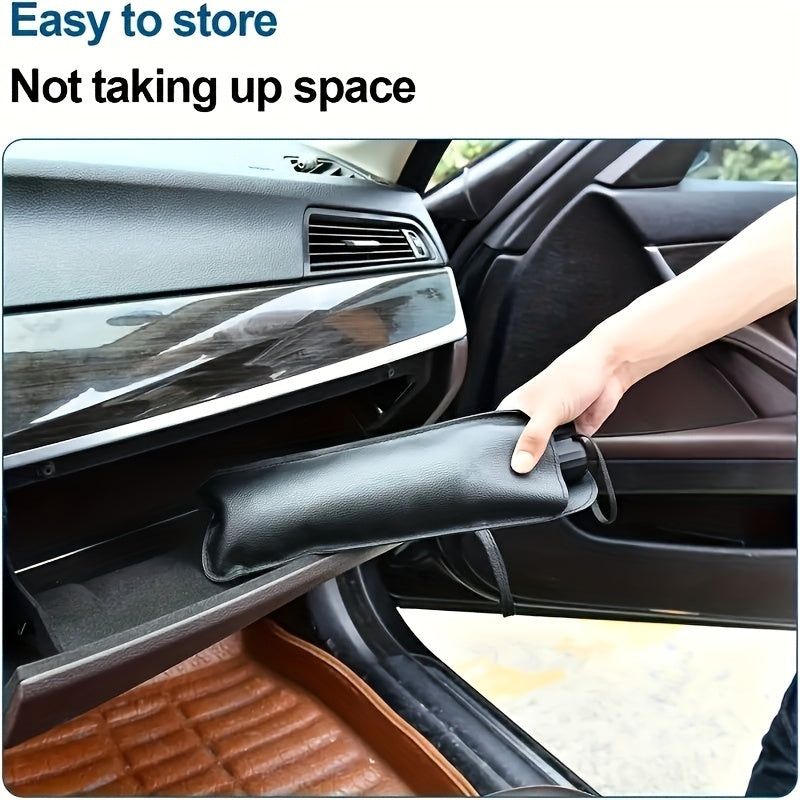 Car Umbrella Sunshade UPF50 Roll Up UV Protection Shade