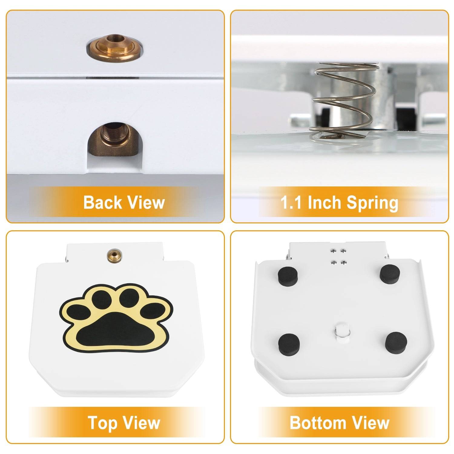 Dog Water Fountain Outdoor Step On Pedal Fresh Flow System