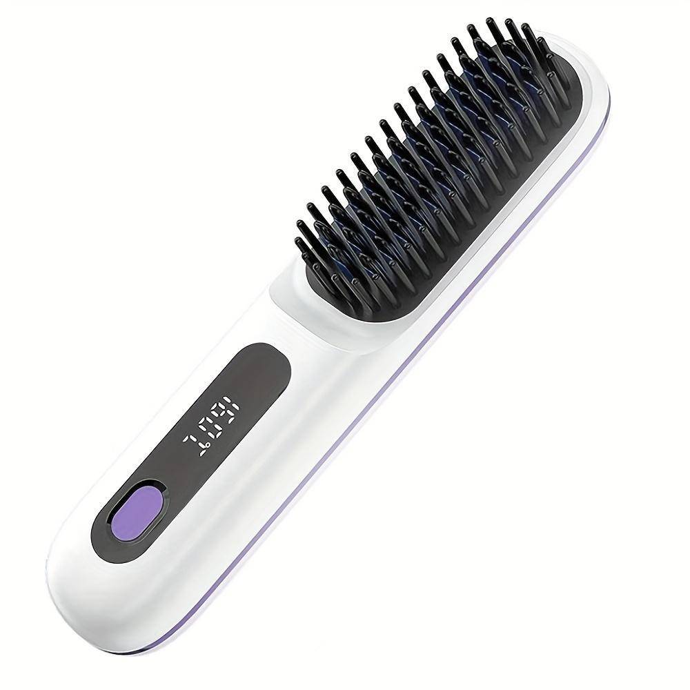 Cordless USB Hair Straightener Comb Dual Function