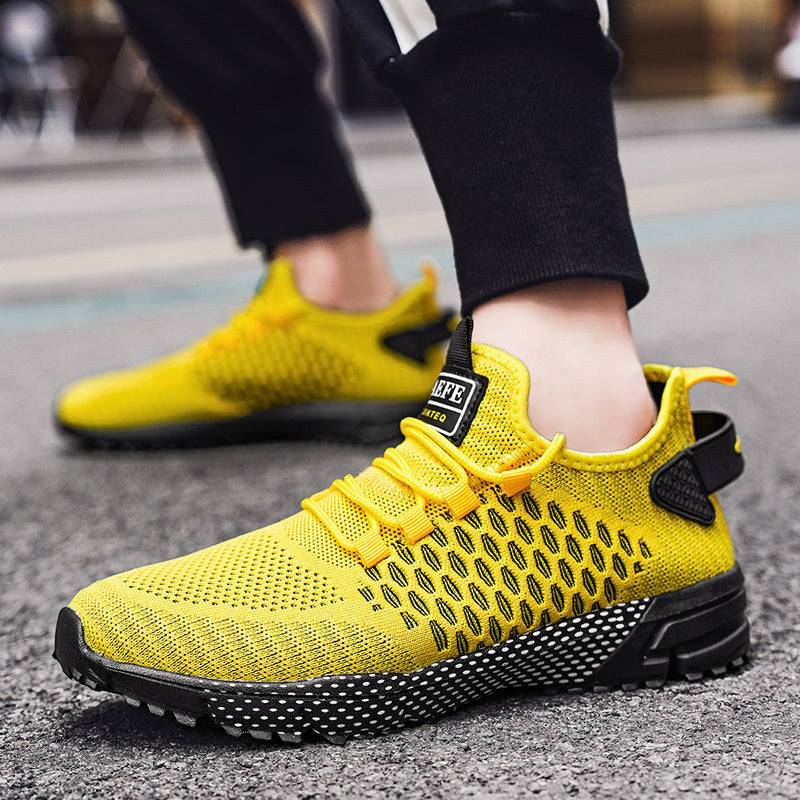 Men's Breathable Anti-Slip Running Shoes – Lightweight Sneakers with Arch Support & Cushioned Heel for Gym, Walking & Daily Wear