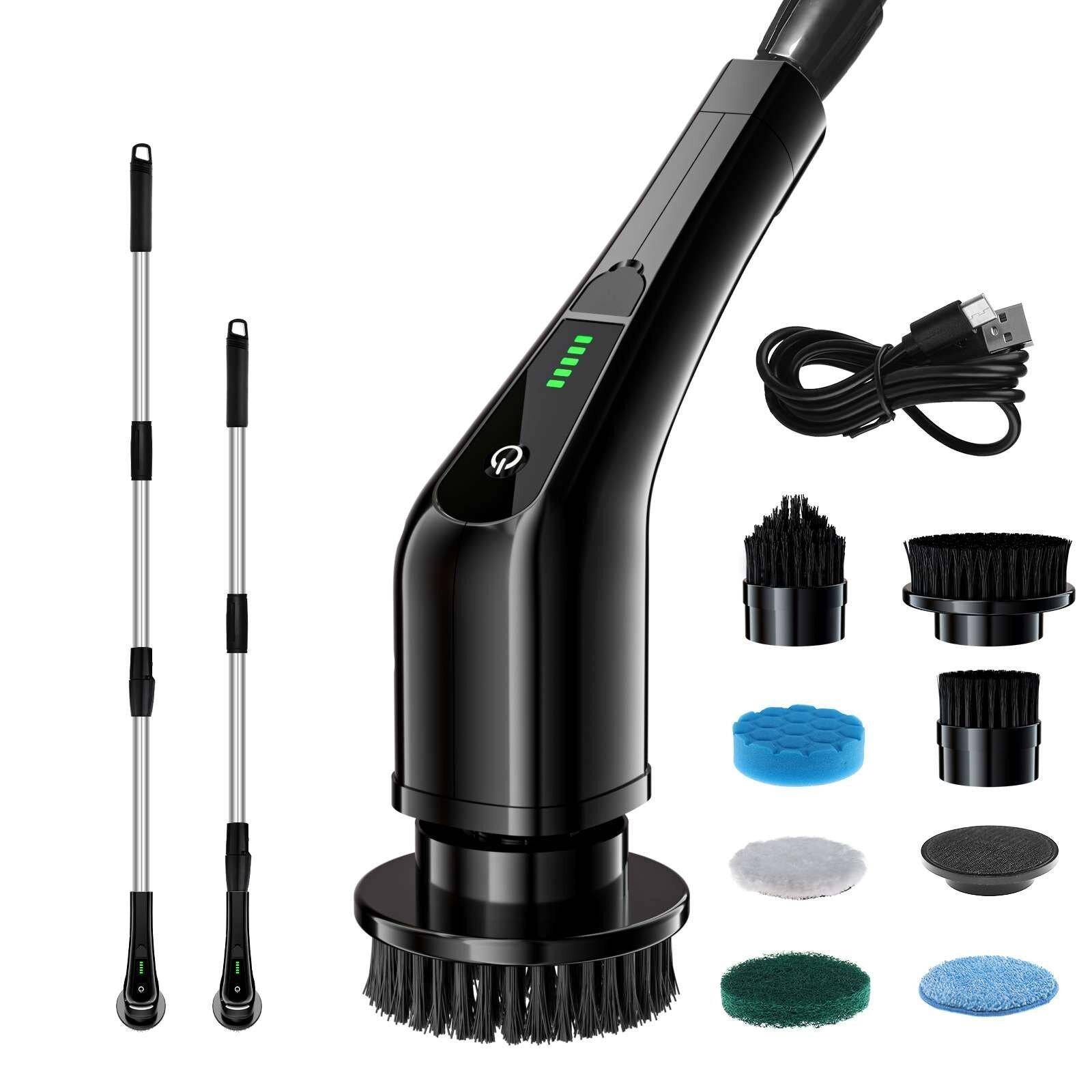 Electric Spin Scrubber with 360RPM Motor Power