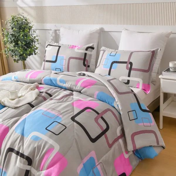 Twin Duvet Covers Set with Pillowcase Two Piece Design
