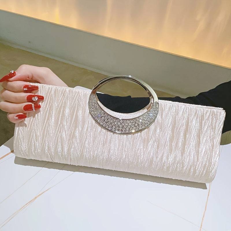 Women’s Evening Crossbody Bag – High-End Trendy Handbag with Chain Strap, Elegant Single Shoulder Purse