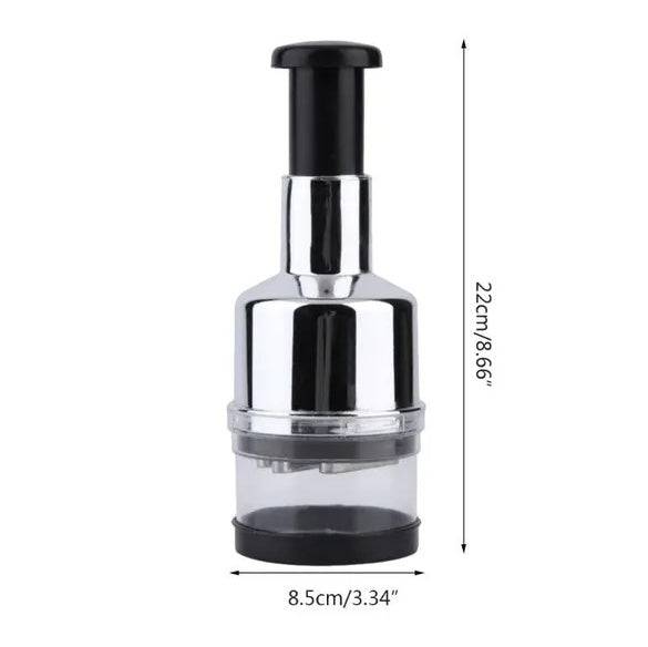 Manual Vegetable Chopper Stainless Steel Easy Prep
