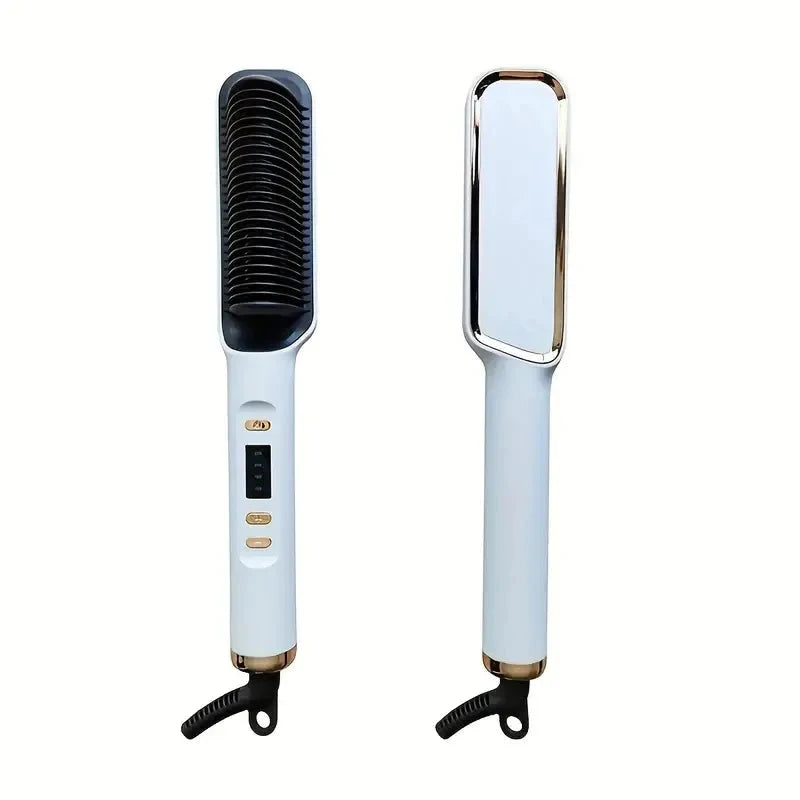 Hair Straightening Brush Ionic with LED Display