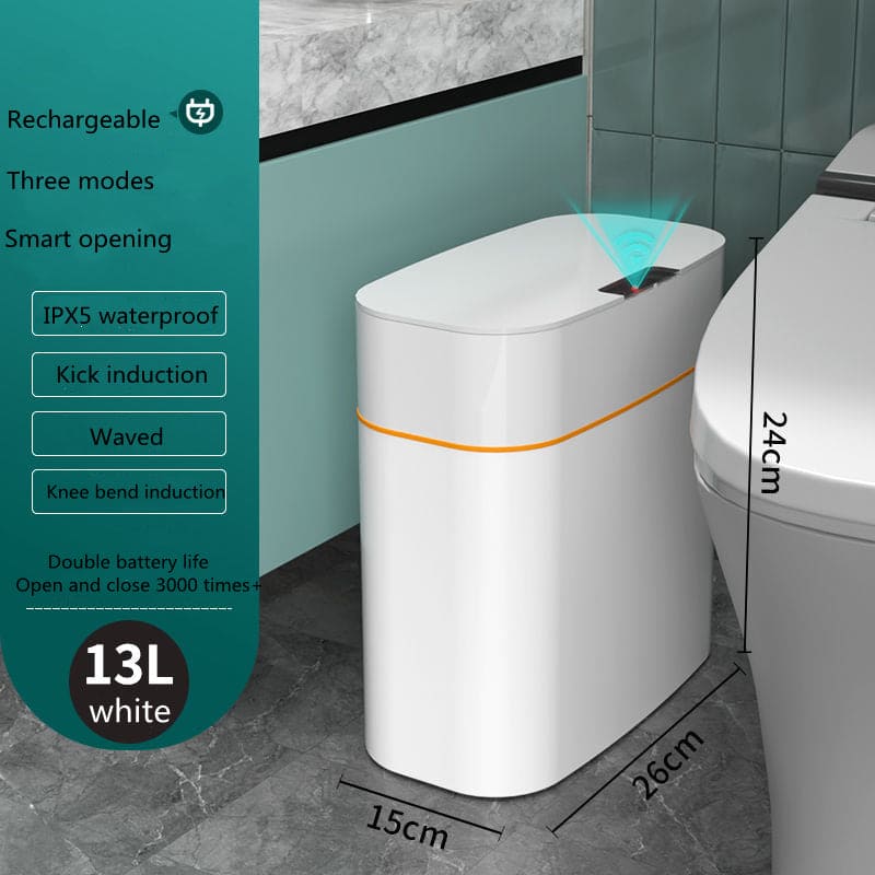 Smart Trash Can With Lid - PMMNAPOLES