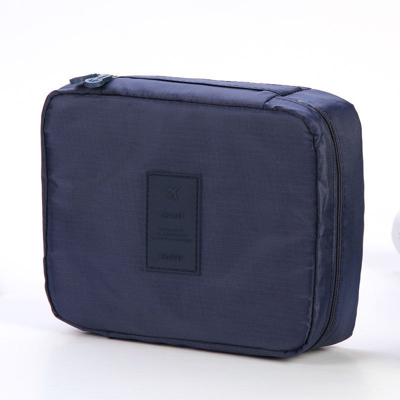 Portable Waterproof Cosmetic Bag with Dividers Organizer