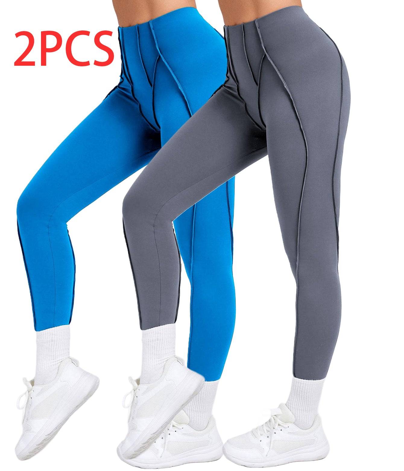 Womens Leggings 2 Pack Quick Dry Tummy Control