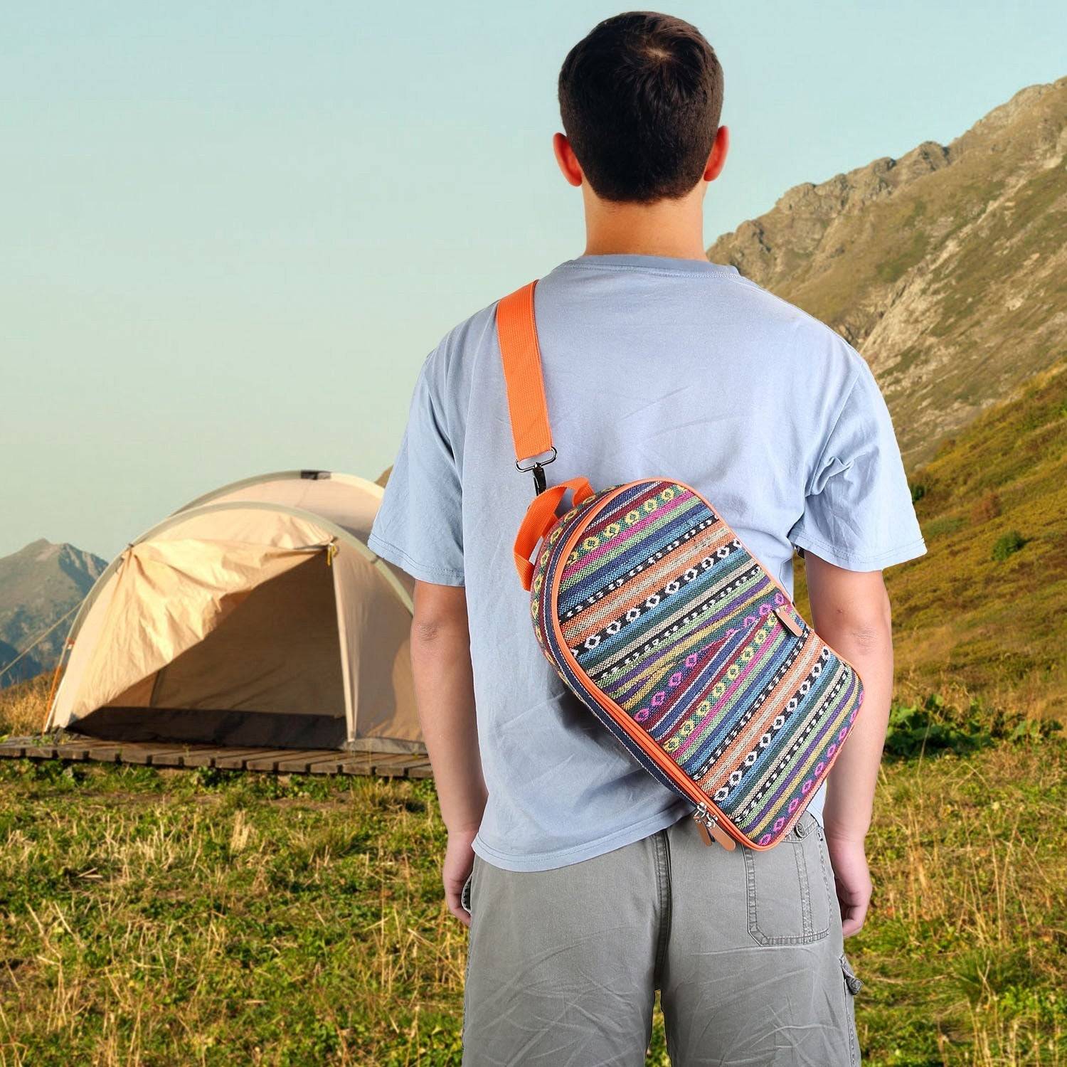 19 Piece Stainless Steel Cookware Camping Utensil Kit