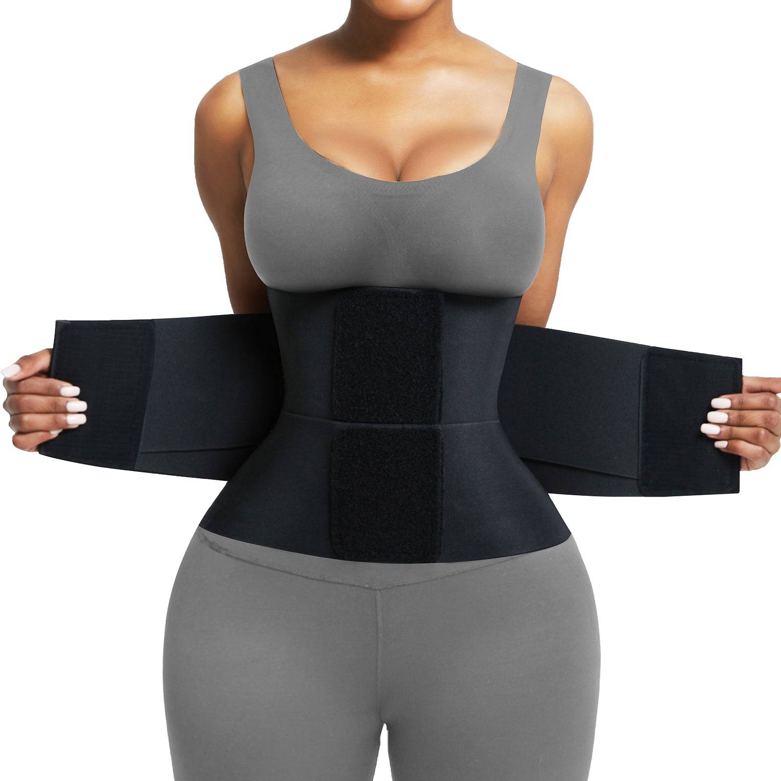 Waist Trainer & Trimmer Belt Tummy Control Body Shaper for Workout, Fitness & Everyday Waist Support