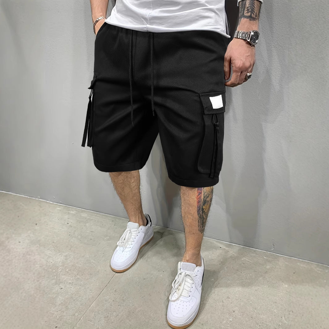 Men’s Korean Style Straight Leg Casual Shorts Lightweight