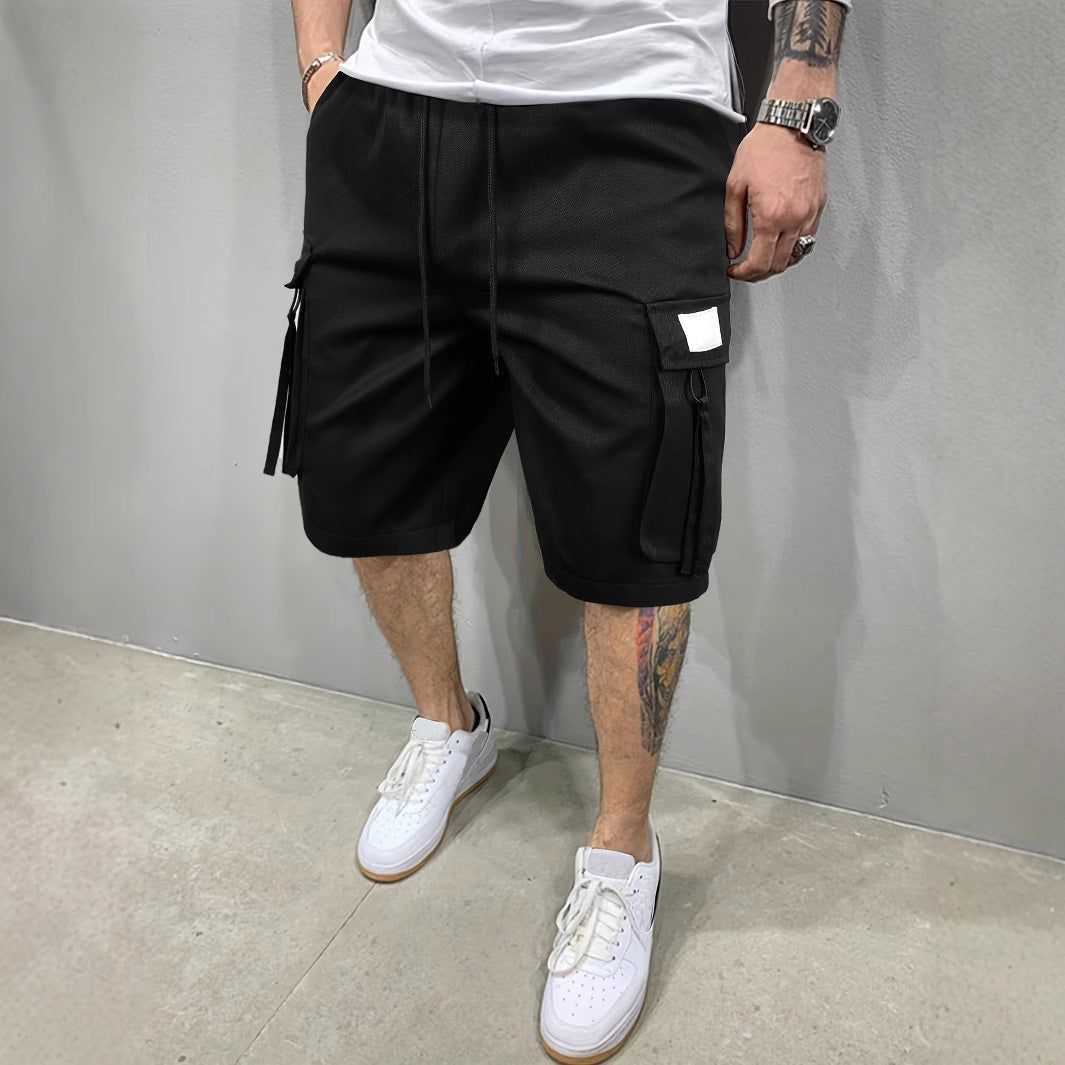 Men’s Korean Style Straight Leg Casual Shorts Lightweight