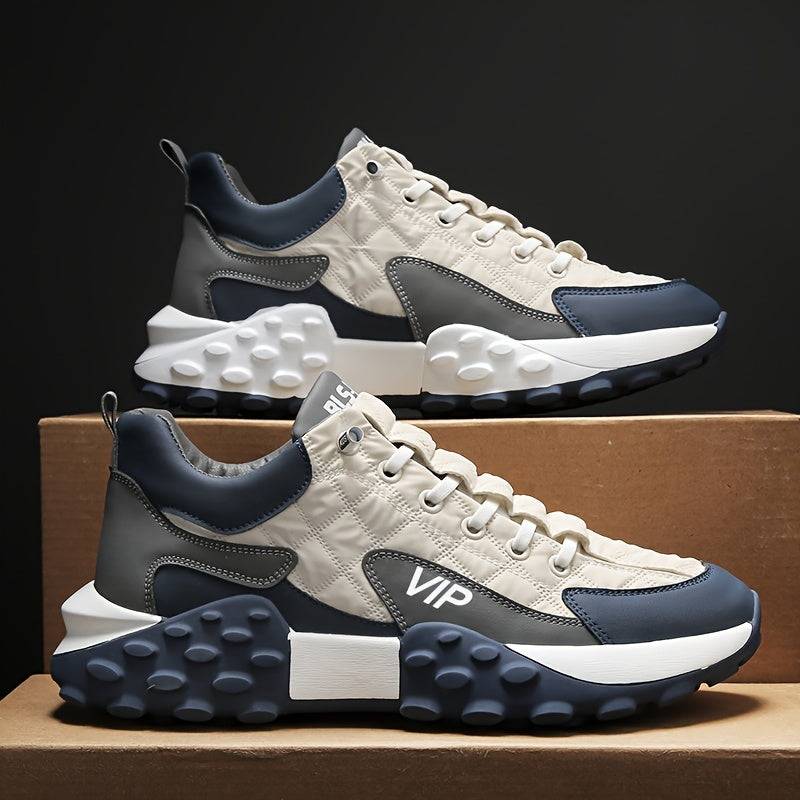 Men’s Low-Top Canvas Sneakers, Lightweight Breathable Design with Non-Slip Sole for Casual & Sports Wear