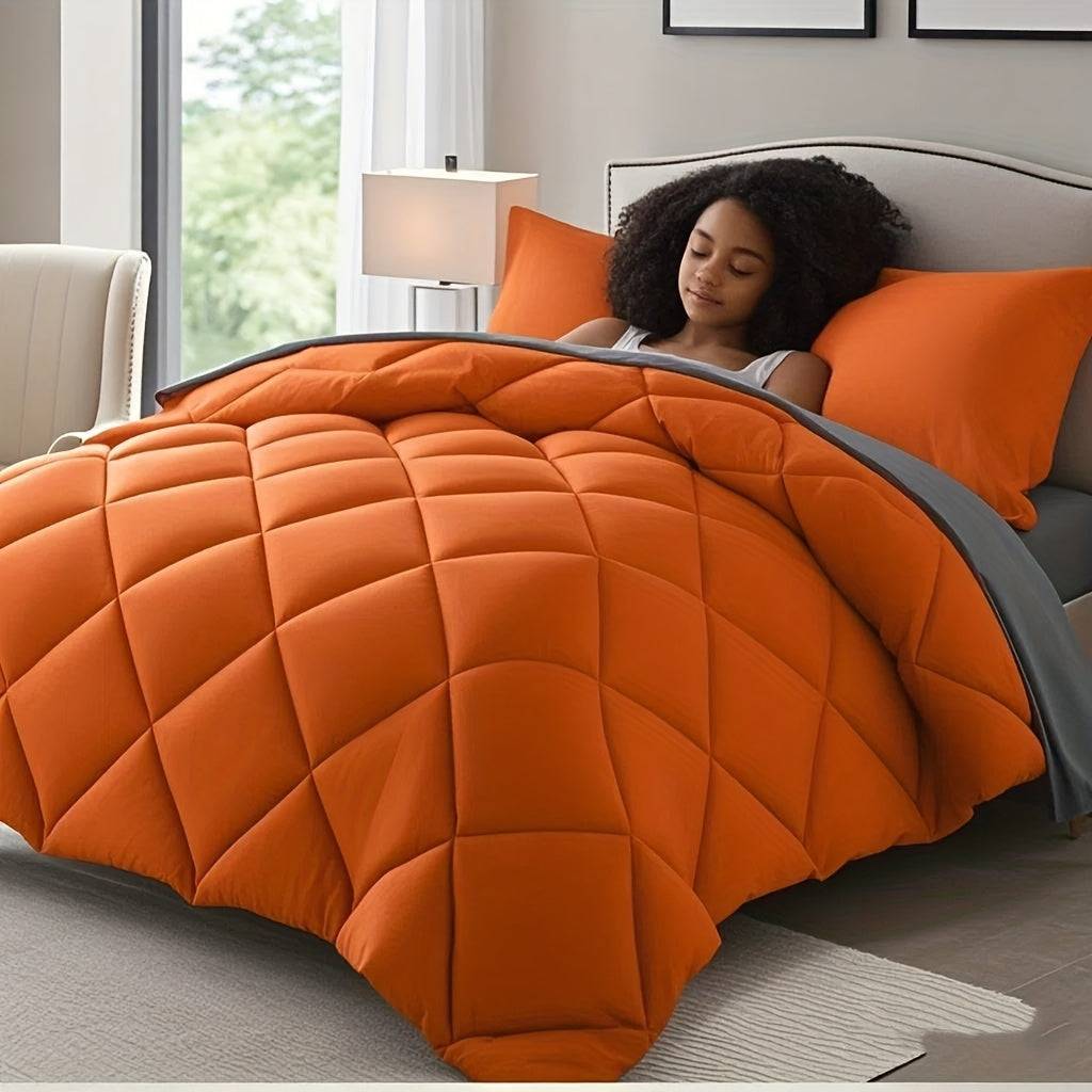 7-Piece Ultra-Soft Comforter Set – Breathable Quilted Bedding with Sheets, Pillowcases & Shams – All-Season Warmth for Kids, Teens & Dorms