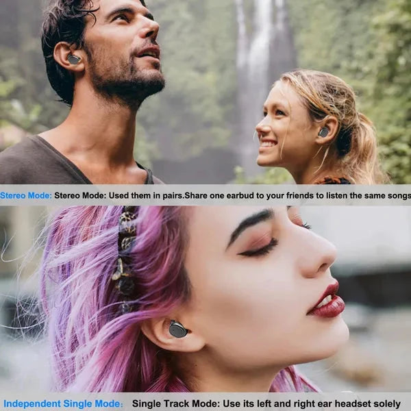 Bluetooth Wireless Earbuds with Touch Control