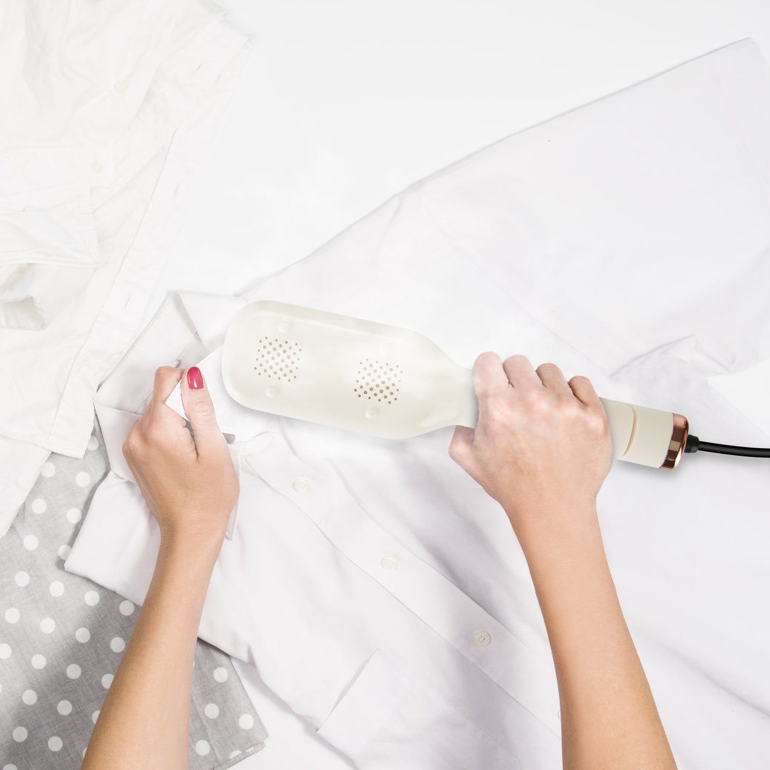 Travel Clothes Steamer with Rotating Head and Fast Heating