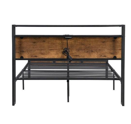 King Size Metal Bed Frame With USB Port