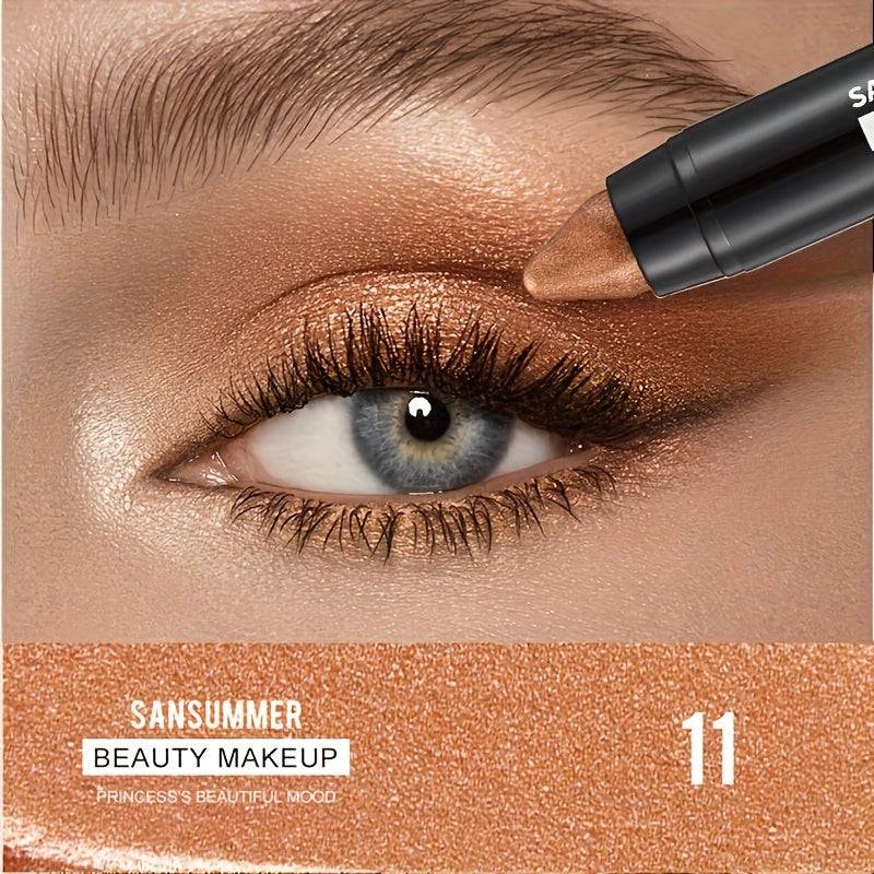 7pcs Eyeshadow Stick Set Waterproof Creamy Texture with Matte & Pearlescent Finish Easy Daily Eye Makeup