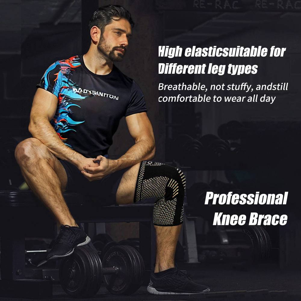 Compression Knee Pads for Running and Sports Support