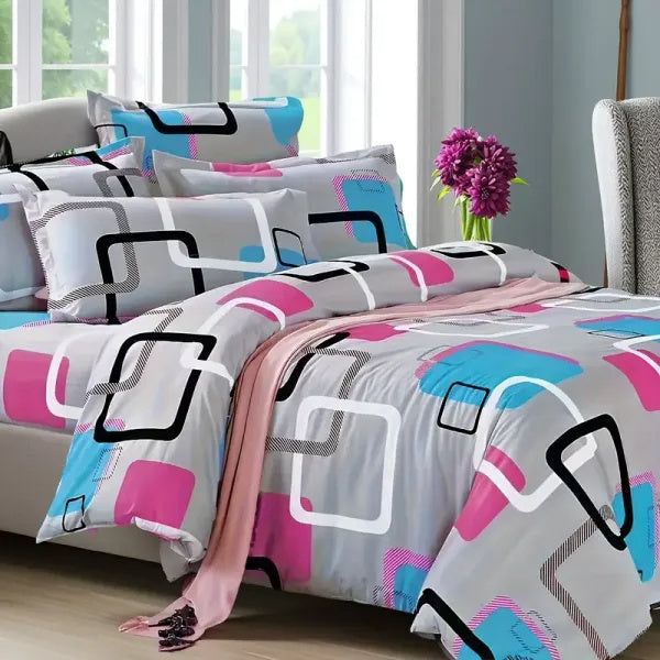 Twin Duvet Covers Set with Pillowcase Two Piece Design