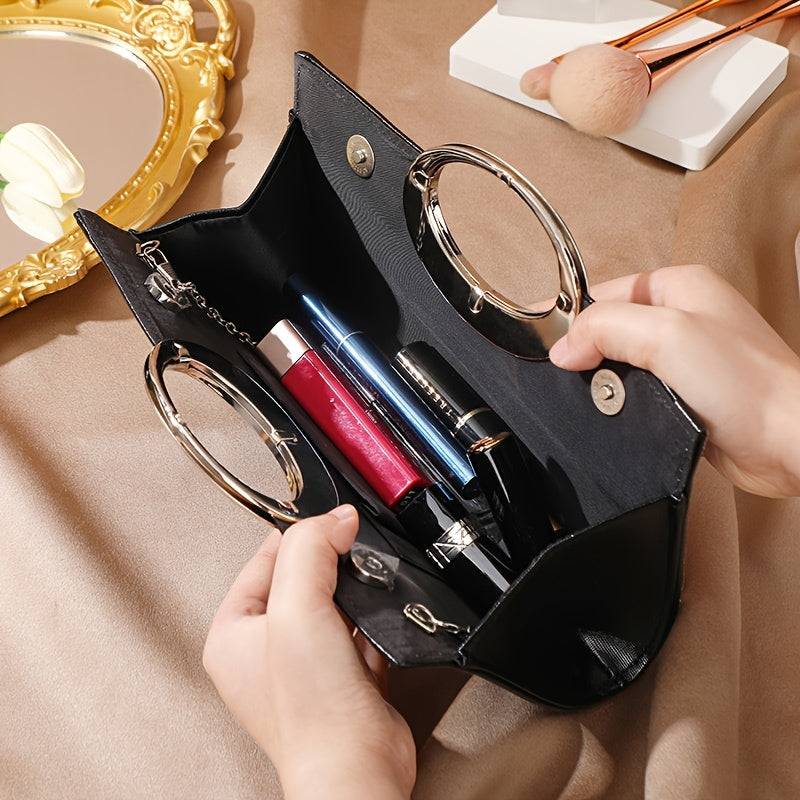 Elegant Women’s Evening Clutch Bag – Sparkling Rhinestone Detail, Golden & Black Options, Perfect for Weddings, Parties & Formal Events
