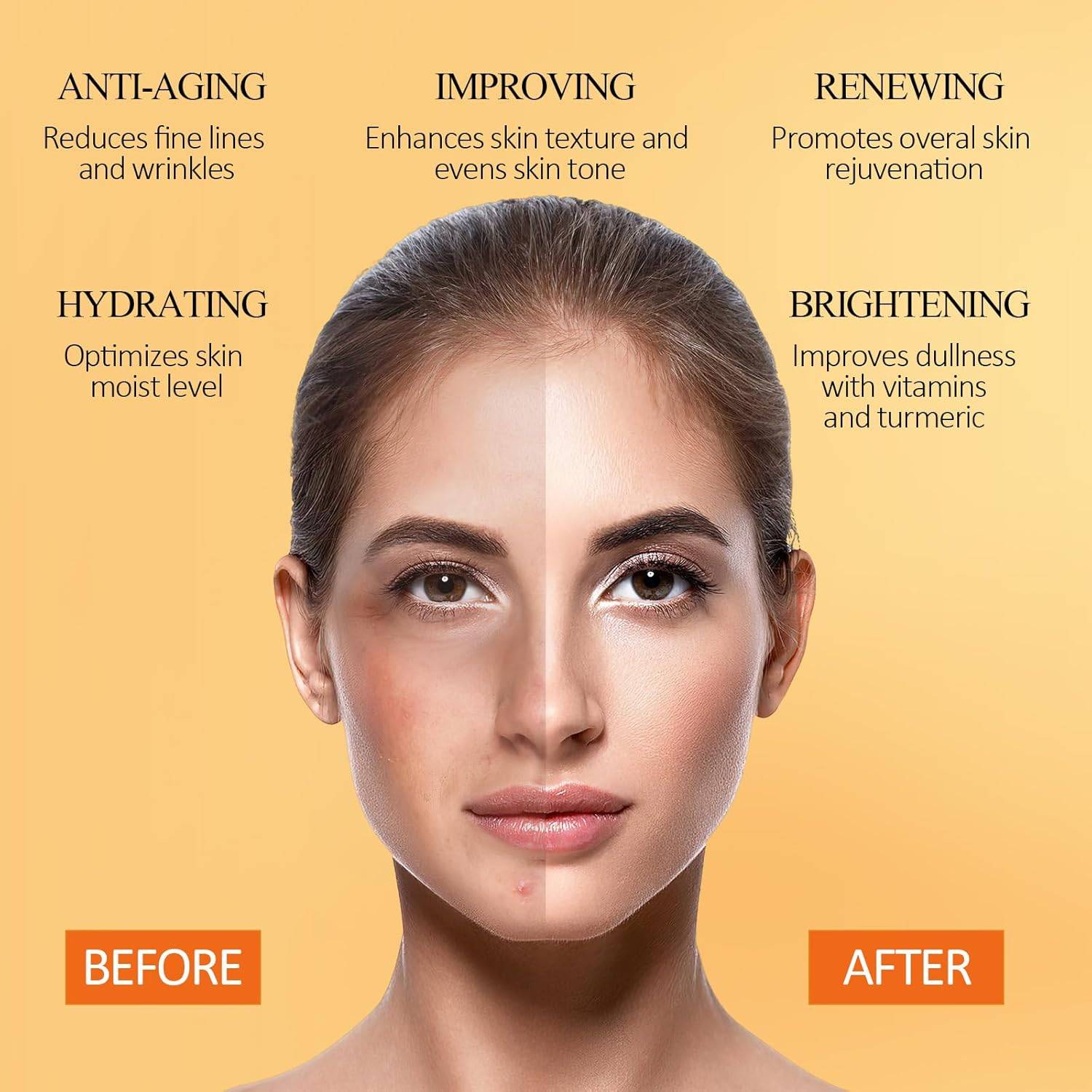 Turmeric Vitamin C Clay Facial Mask for Oil Control