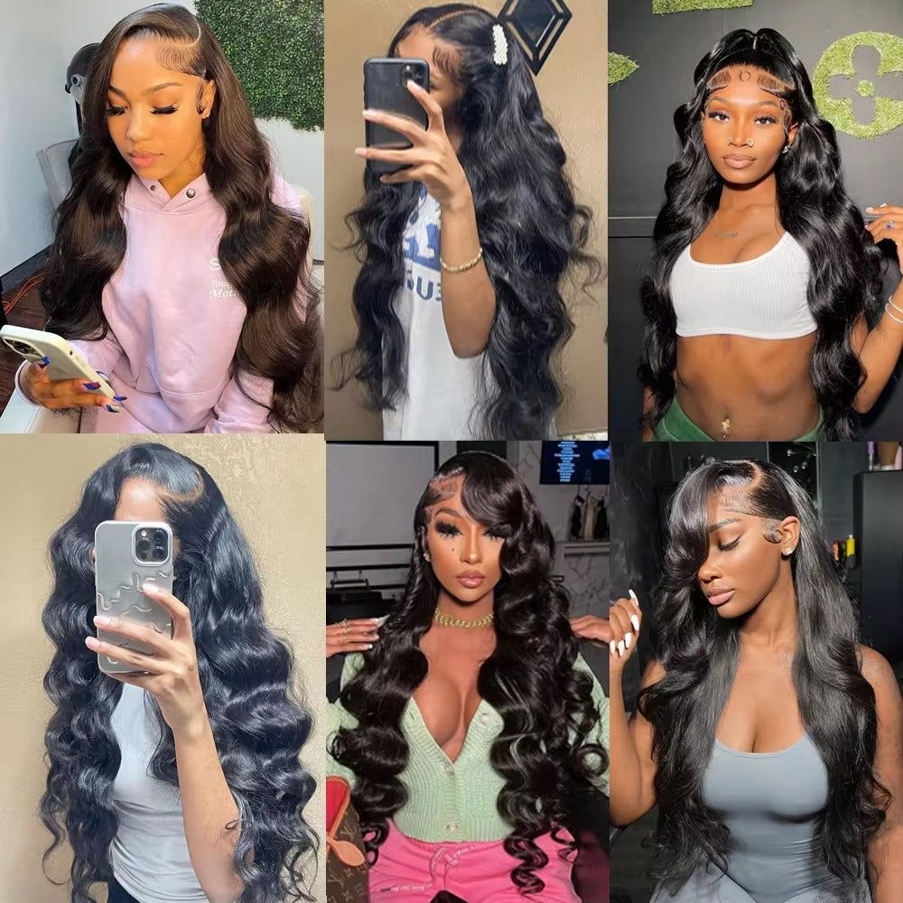 Brazilian Lace Wig Human Hair Transparent Front