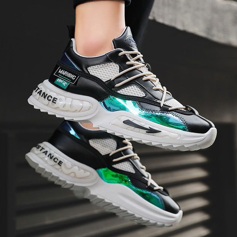 Men’s Trendy Sneakers Soft Fabric Upper Non-Slip Wear-Resistant Sole Casual Sports Shoes Comfortable Fit