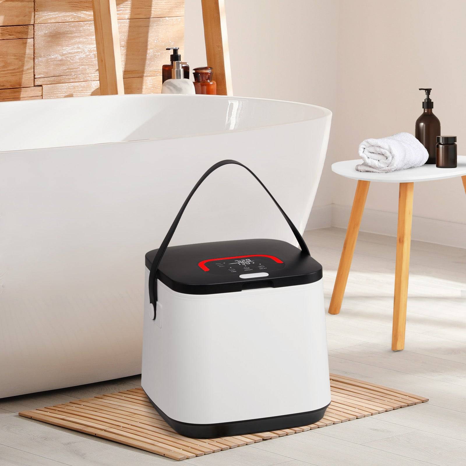 14L Electric Towel Warmer Bucket with Timer and LED Display