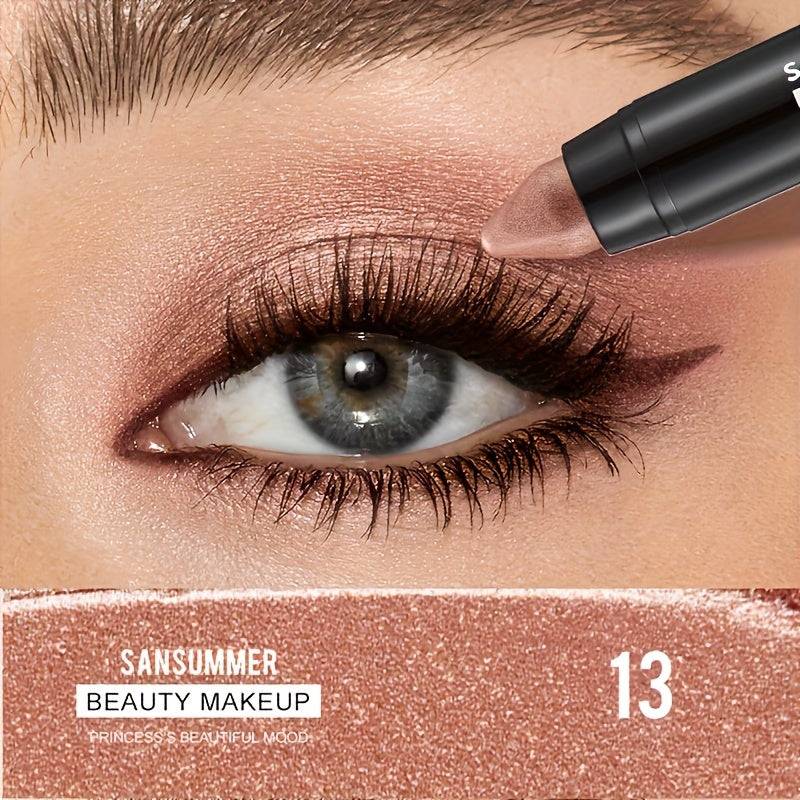7pcs Eyeshadow Stick Set Waterproof Creamy Texture with Matte & Pearlescent Finish Easy Daily Eye Makeup