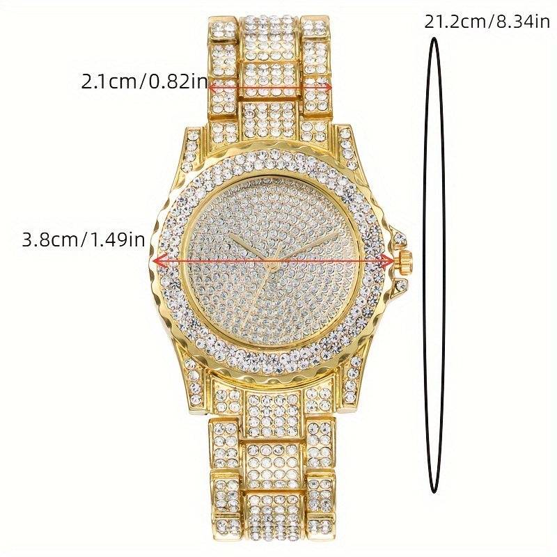 Men's Watch Set x4 – Analog Watches with Quartz Movement, Adjustable Straps, Perfect for Everyday Use and Formal Events