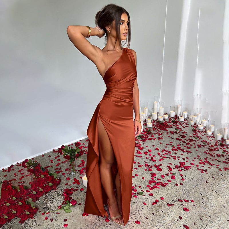 Sexy one shoulder summer dress - PMMNAPOLES