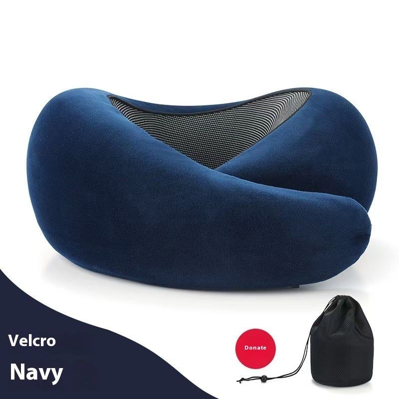 Memory Foam Travel Neck Pillow U Shape Adjustable Support