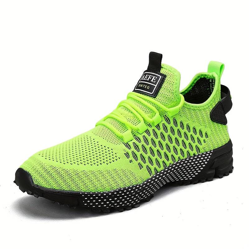Men's Breathable Anti-Slip Running Shoes – Lightweight Sneakers with Arch Support & Cushioned Heel for Gym, Walking & Daily Wear