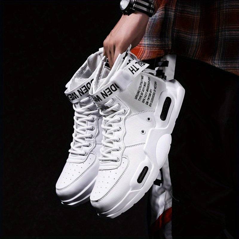 Men’s High Top Basketball Shoes Fashionable Sports Sneakers for Walking, Training & Casual Wear